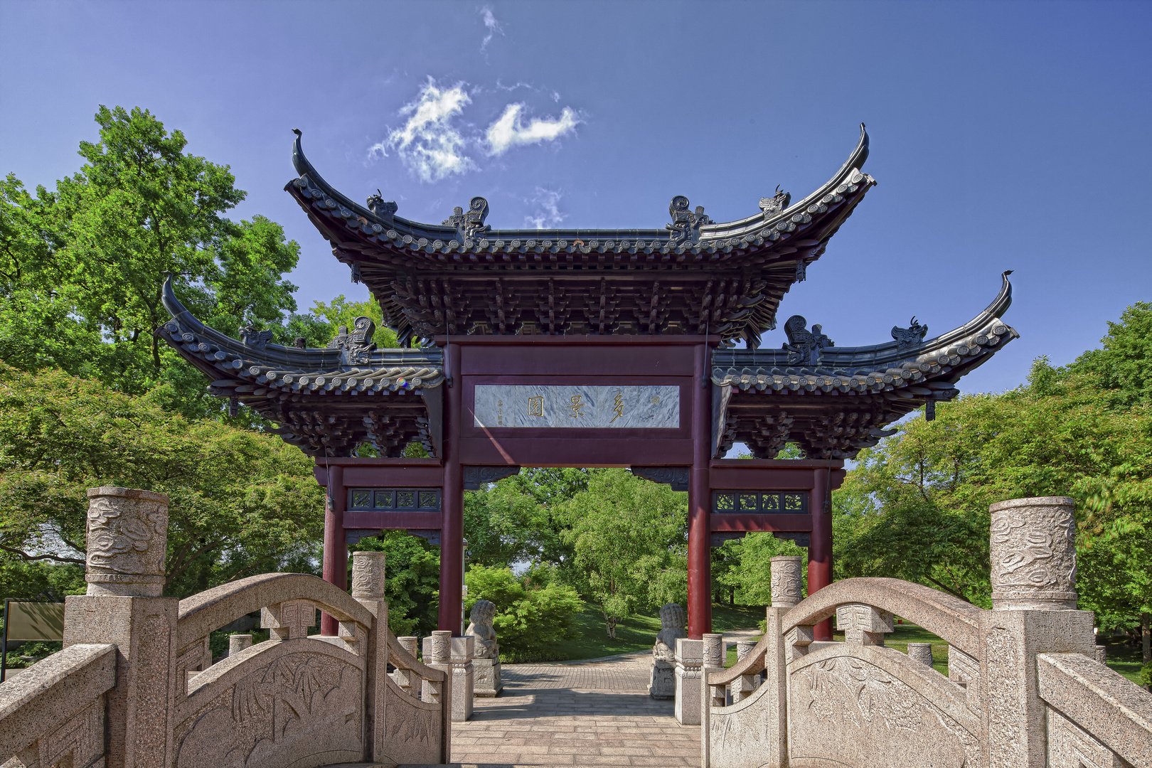 Eingangstor vom Chinesischen Garten