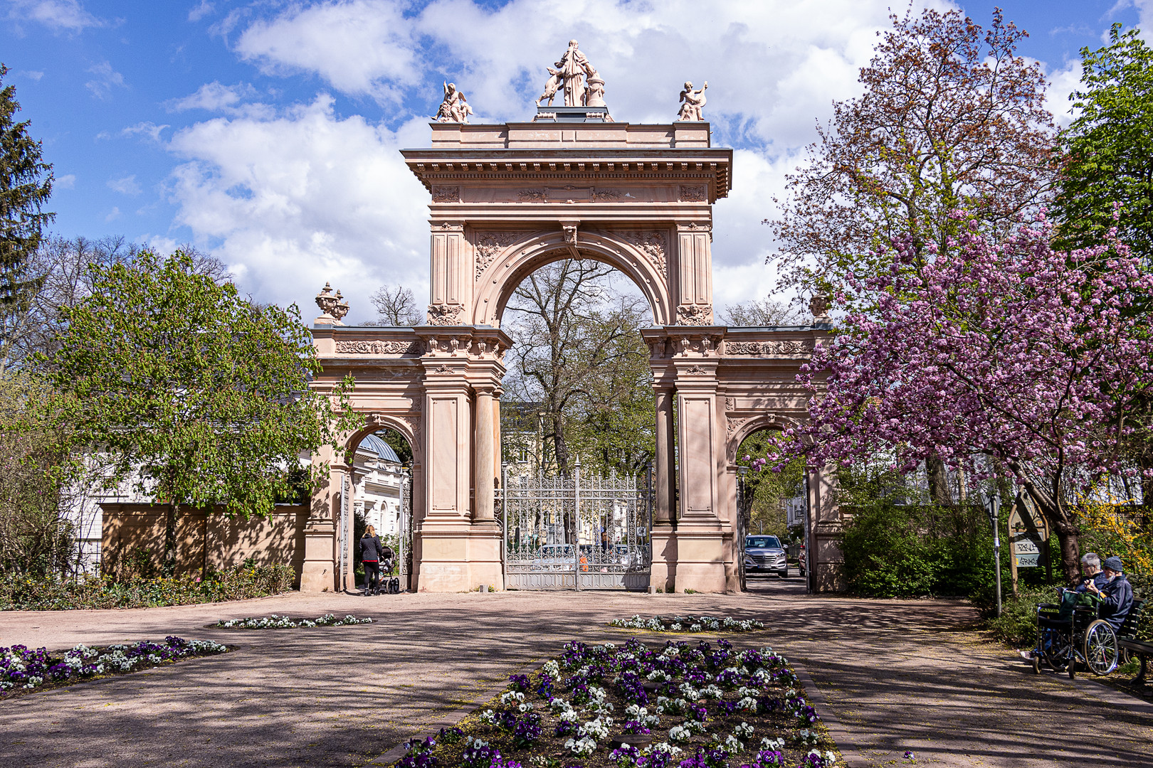 Eingangstor zum Bürgerpark Pankow