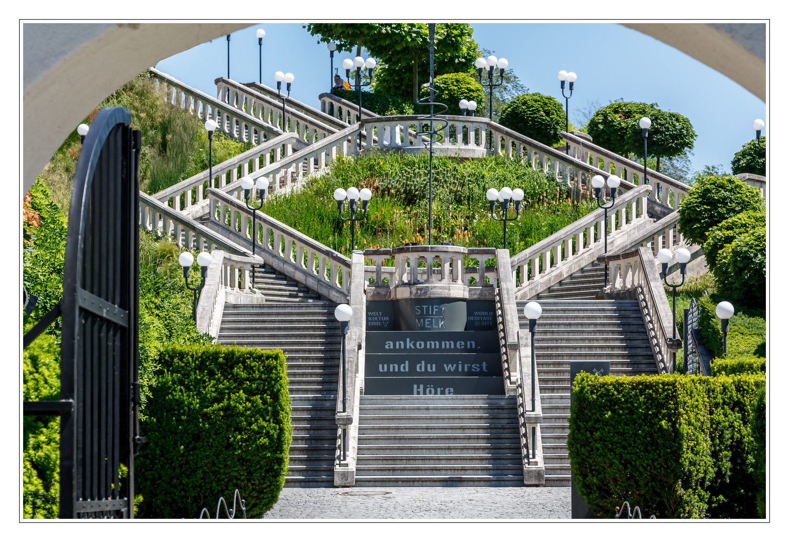 Eingangstreppe Stift Melk