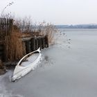 eingefroren im Simssee