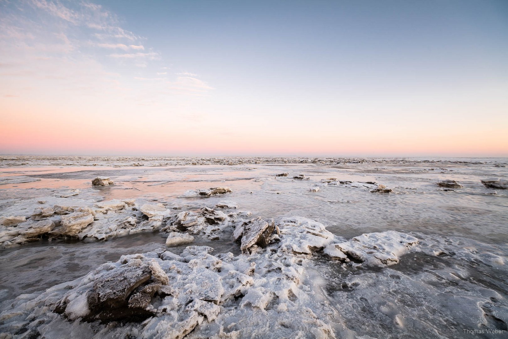 Eingefrorene Nordsee