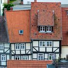 "Eingequetschtes" Fachwerkhaus in Quedlinburg