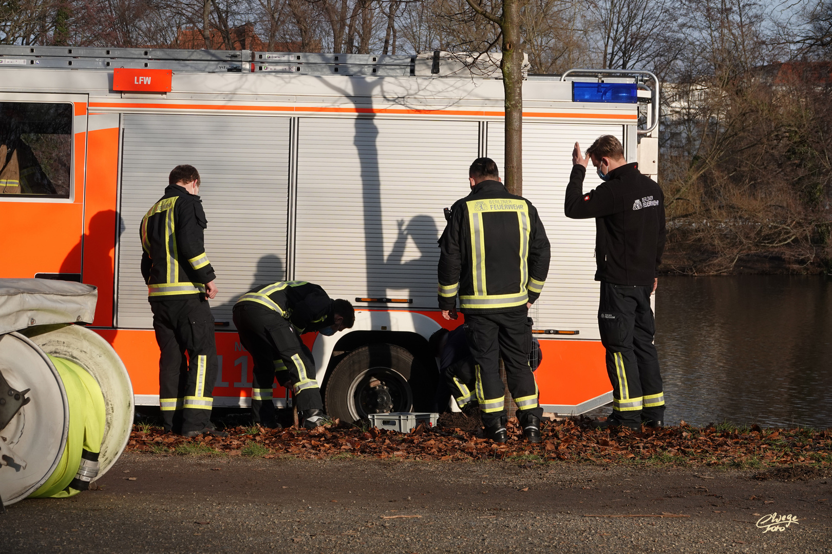 Eingesackte Feuerwehr!