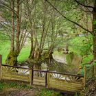 Eingezäunter Teich am Mühlenweg