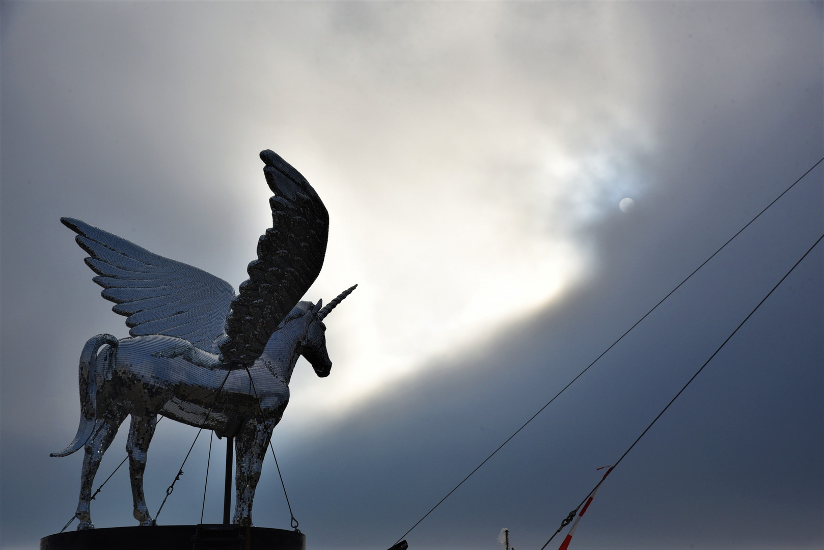 Einhorn-Pegasus Foto & Bild | architektur, kunstfotografie & kultur