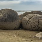 Einige der Moeraki Boulders