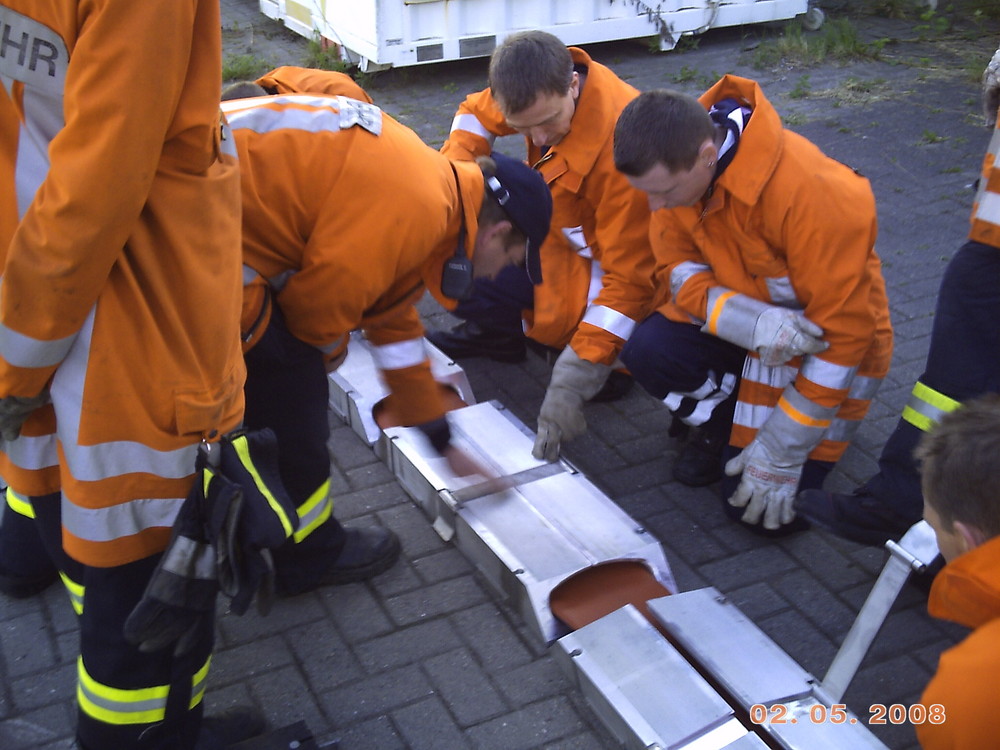 Einige Fotos von einer Feuerwehr Übung.