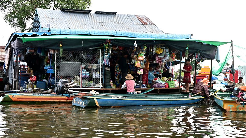 Einkaufen am Tonle-Sap-See