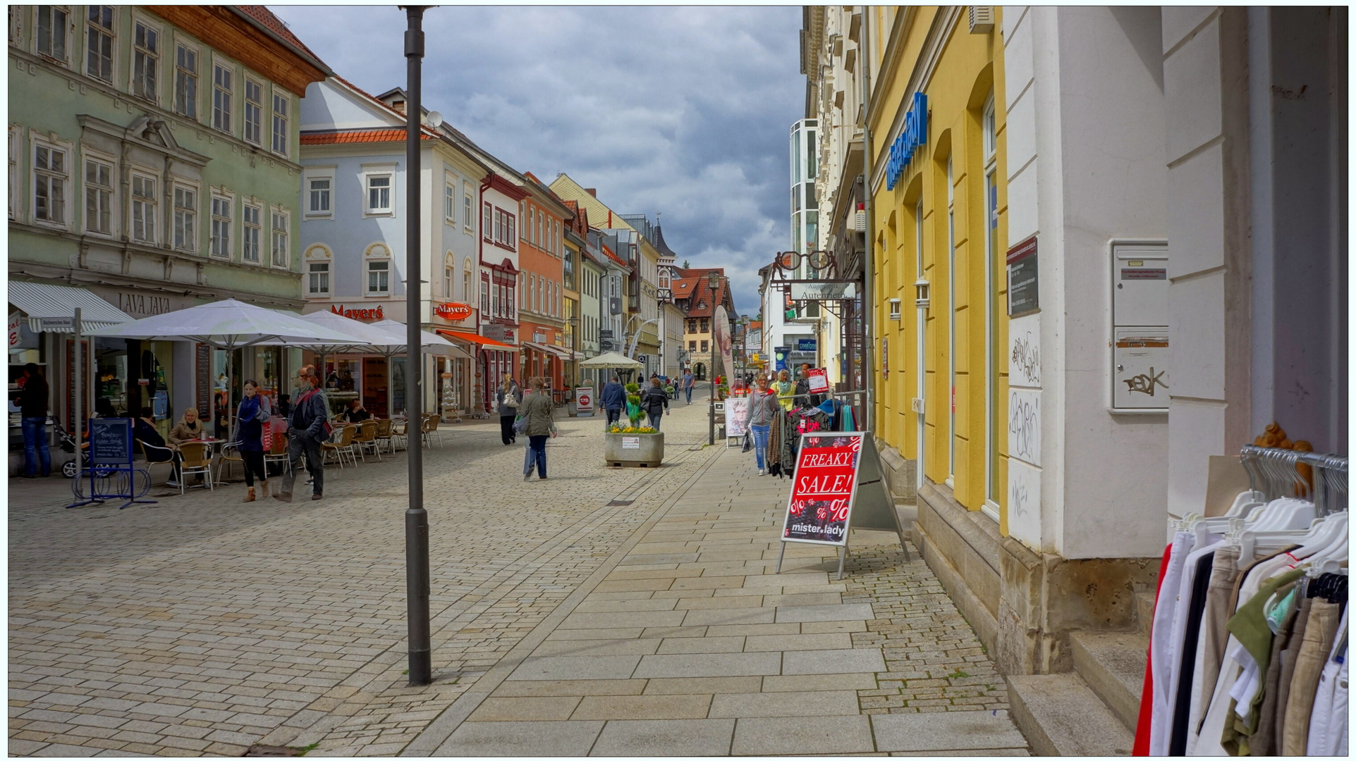 Einkaufen gehen in Meiningen III (ir de compras en Meiningen III)