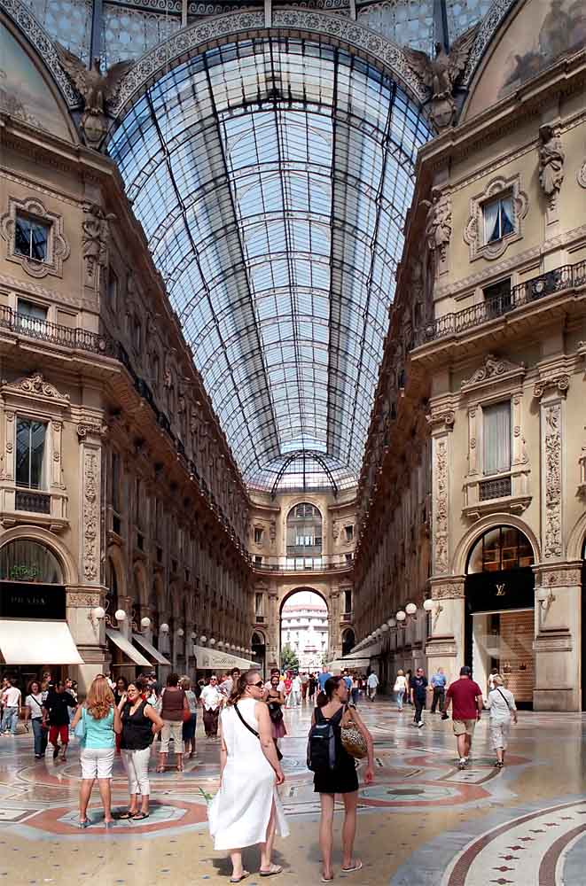 Einkaufspassage in Mailand