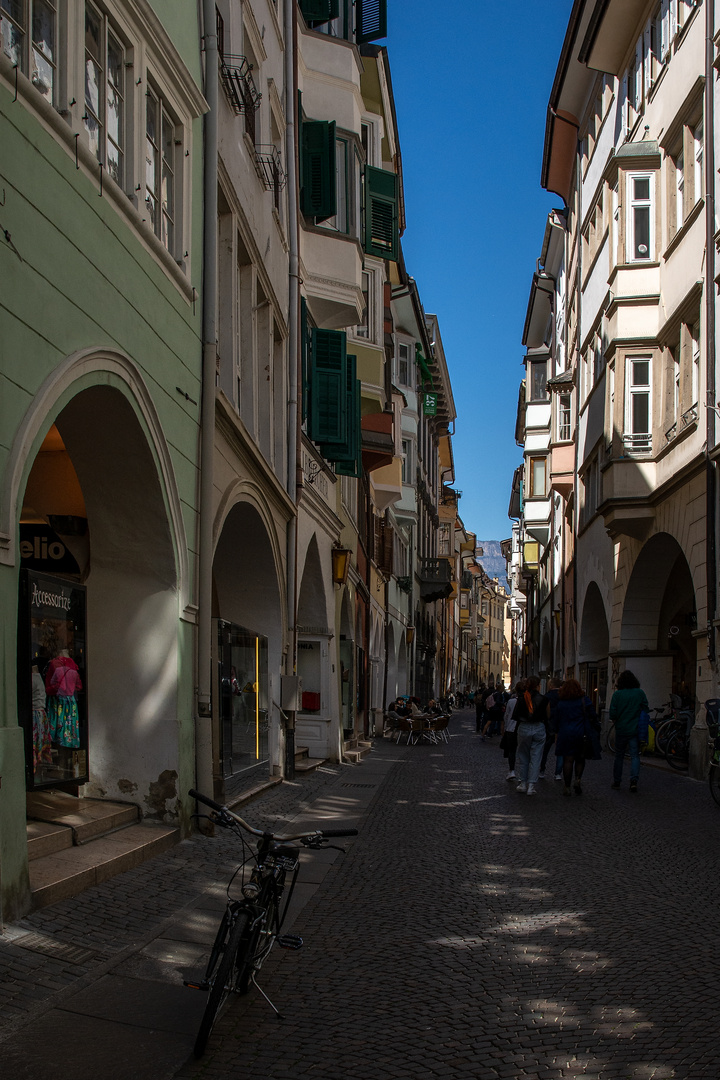 Einkaufsstraße Bozen