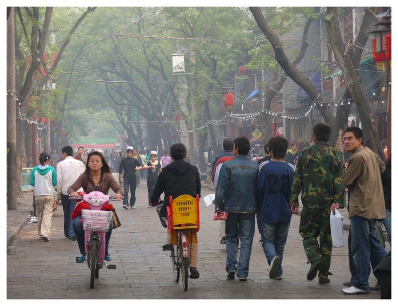 Einkaufsstraße in Xi'an