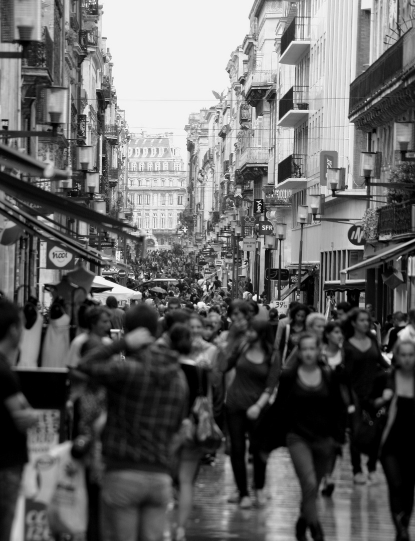 Einkaufstrubel in Bordeaux