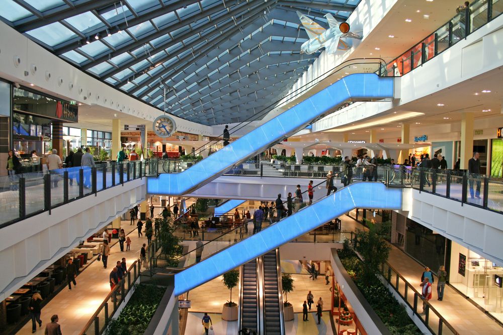 Einkaufszentrum Loop5 in Weiterstadt Foto & Bild architektur