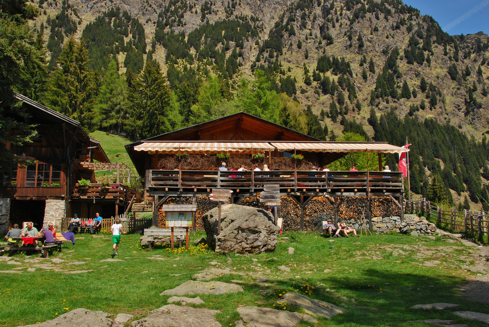 Einkehr an der Leiter Alm