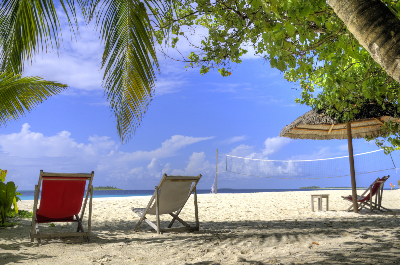 Einladender Strand für Sport und zum Erholen