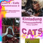 Einladung Fotoausstellung CATS Eröffnung 16.8.15 11°° Uhr