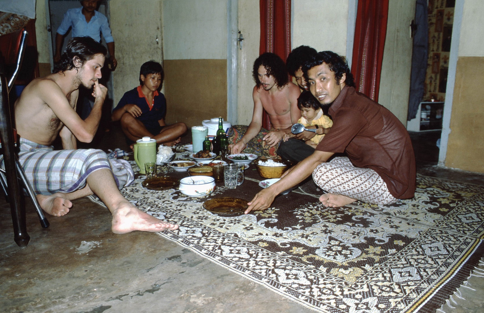 Einladung in Sumatra, 1984 (Arme Familie)