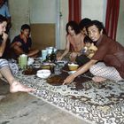 Einladung in Sumatra, 1984 (Arme Familie)