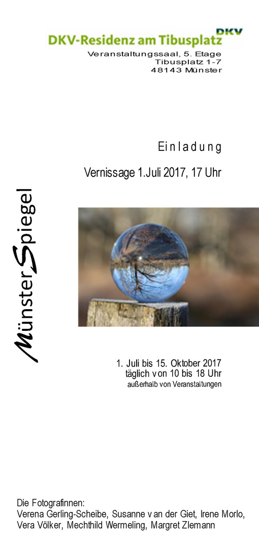 Einladung zur Ausstellung: MünsterSpiegel