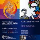 Einladungskarte "Ausstellung - Auf dem Weg"