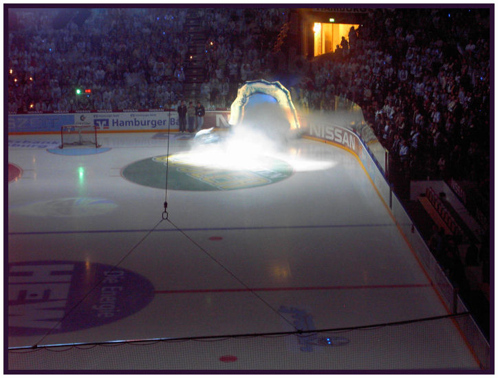 Einlauf der Hamburg Freezers im Jahr 2004