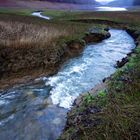 Einlaufbach in die Oestertalsperre durch den Talsperrengrund