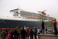 Einlaufen der Queen Mary 2 am 13.08.2011 in Hamburg - 02