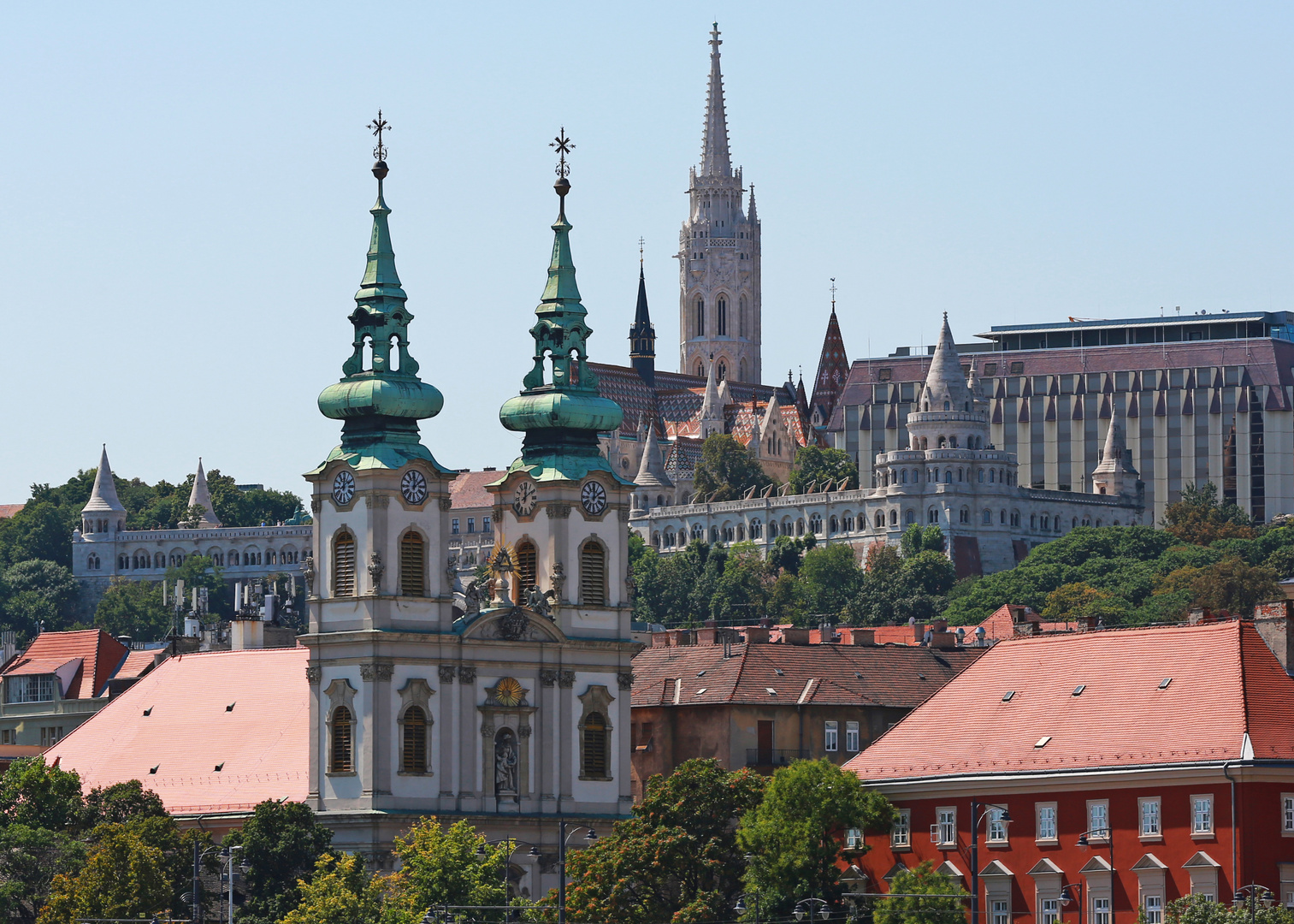 Einlaufen in Budapest