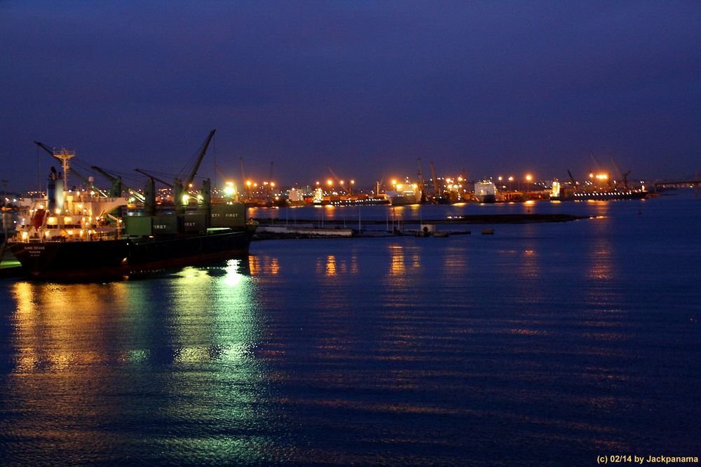 Einlaufen in den Hafen La Goulette, Tunis (Tunesien)