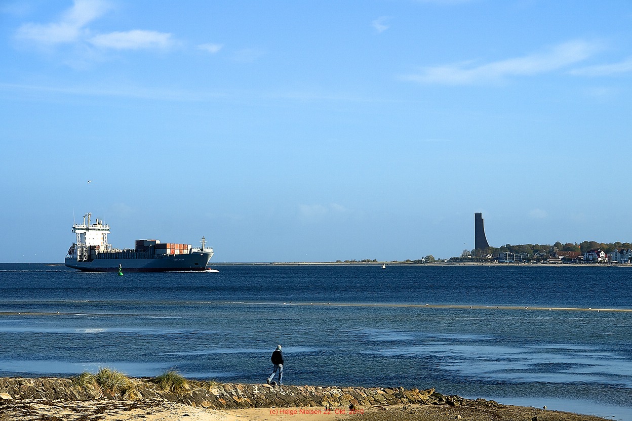 Einlaufen in die Kieler Außenförde