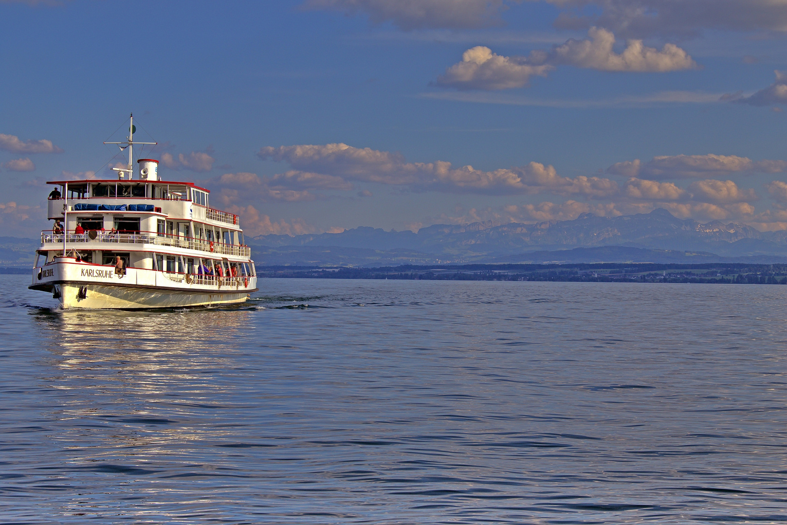 Einlaufen in Meersburg