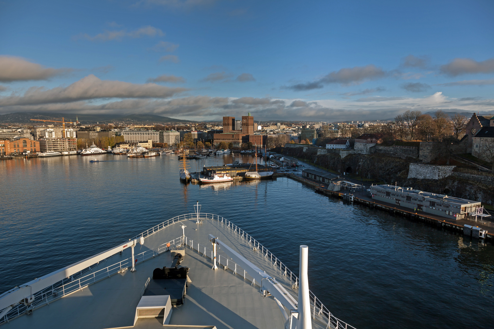 einlaufen in oslo