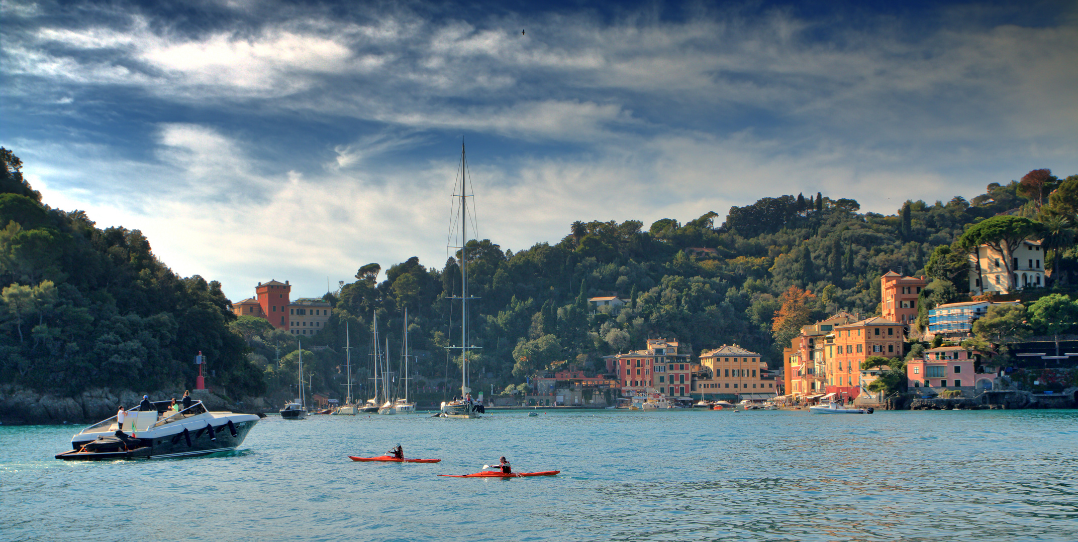 Einlaufen in Portofino