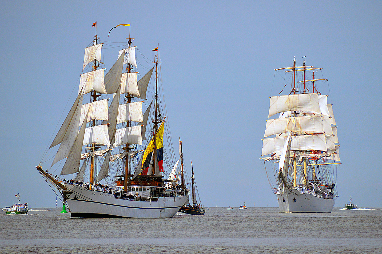 Einlaufparade Sail 2015