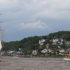 Einlaufparade vor Blankenese