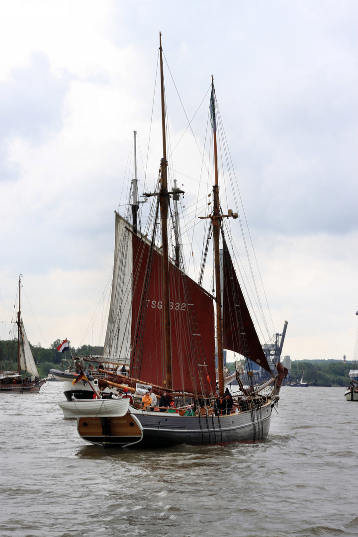 Einlaufparade zum Hafenfest Hamburg 2014