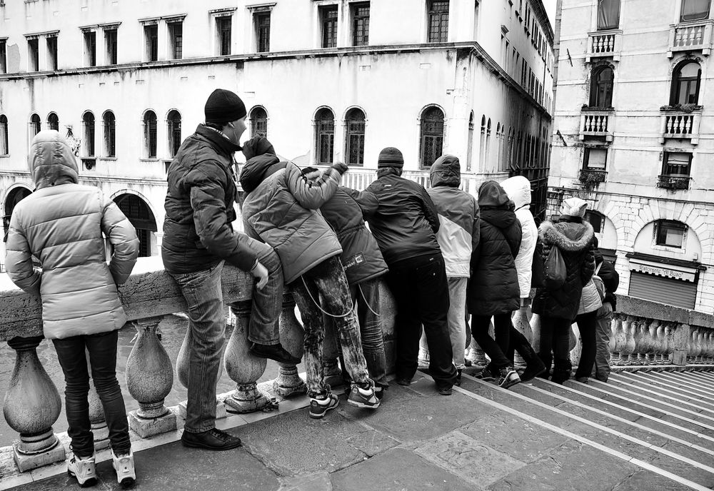 einmal auf der rialto stehen