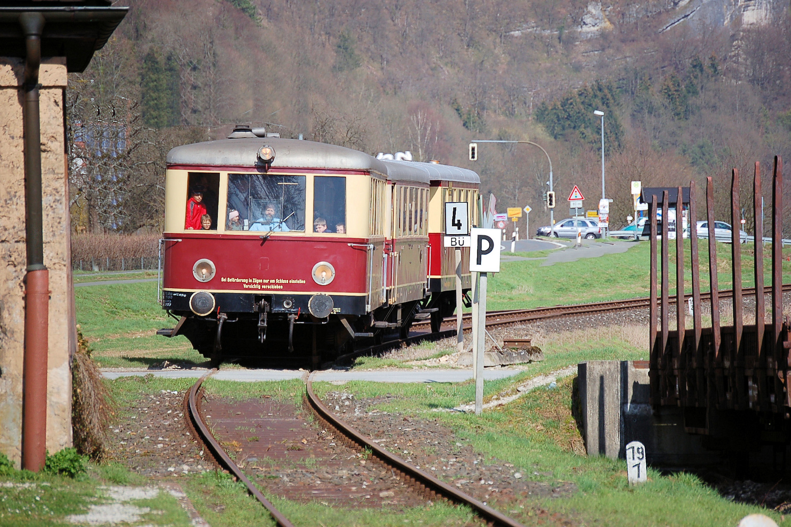 Einmal beim Lokführer mit fahren