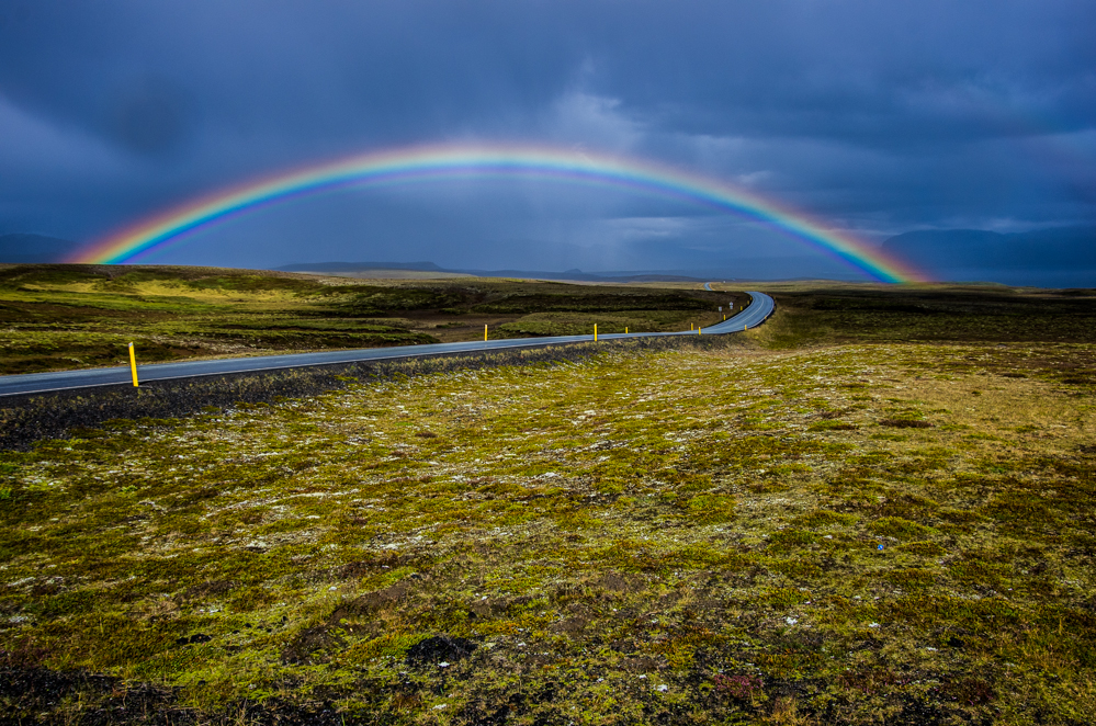 Einmal durch den Regenbogen fahren...