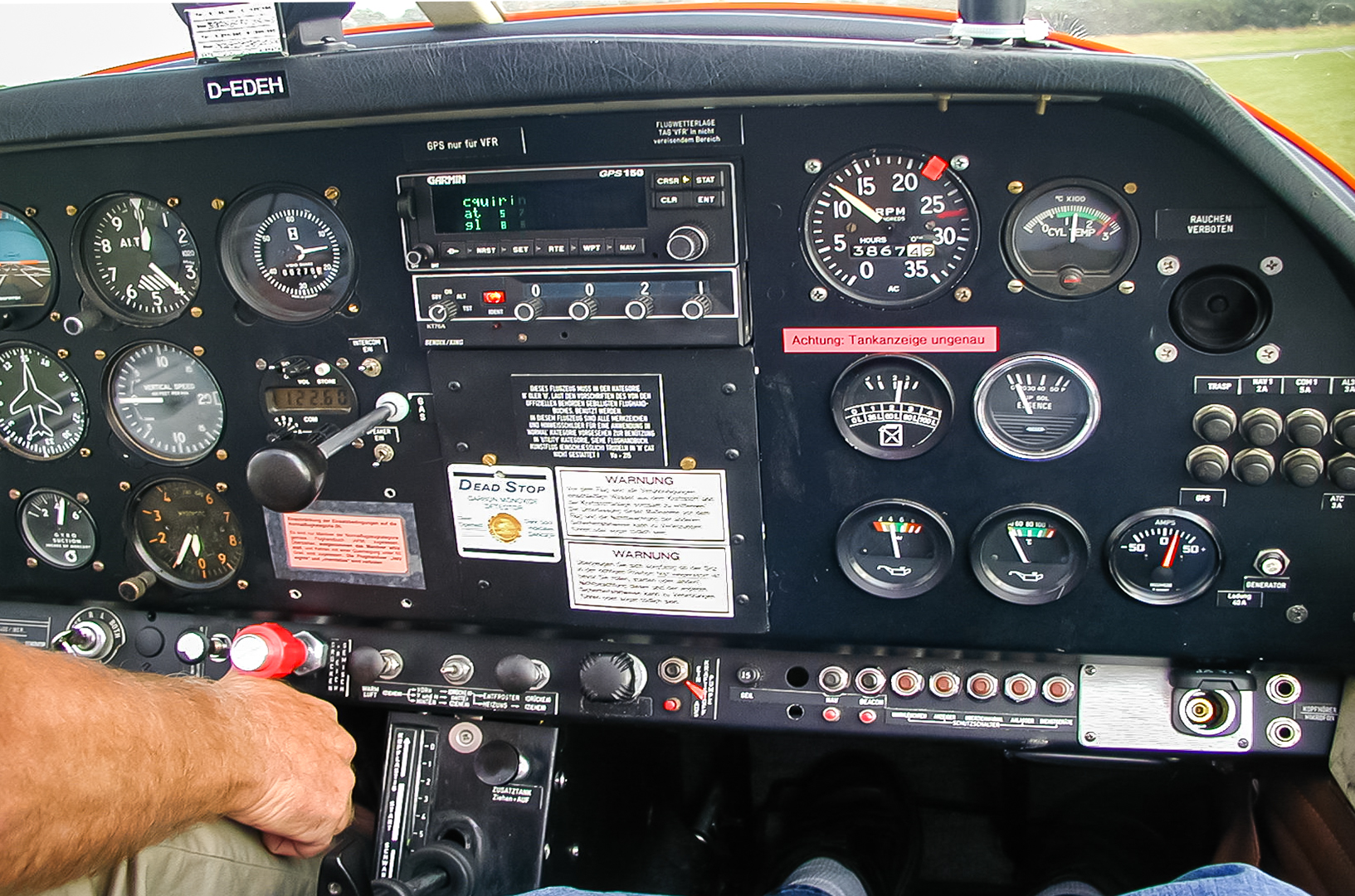 Einmal im Cockpit sitzen