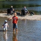 einmal im Wasser gehen dürfen