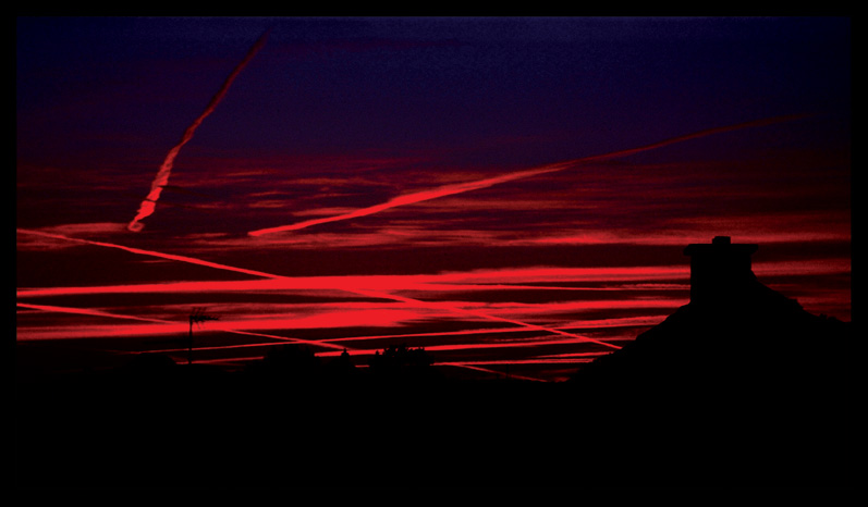 einmaliger Sonnenuntergang