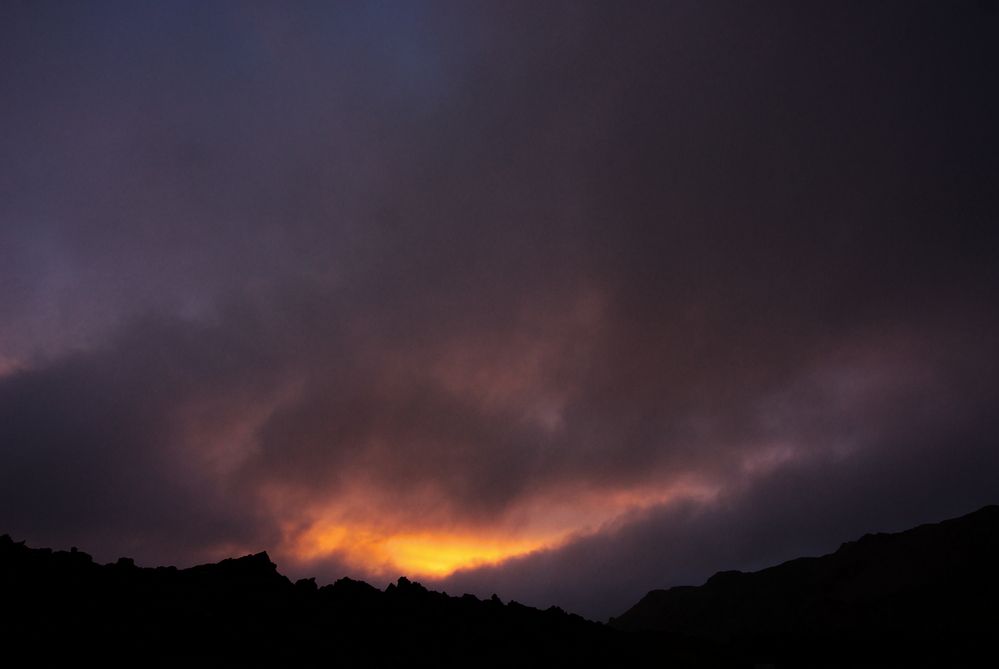 "Einnachten", Landmannalaugar, Island