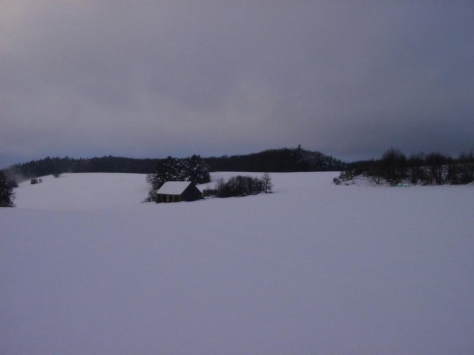 einöd im winter