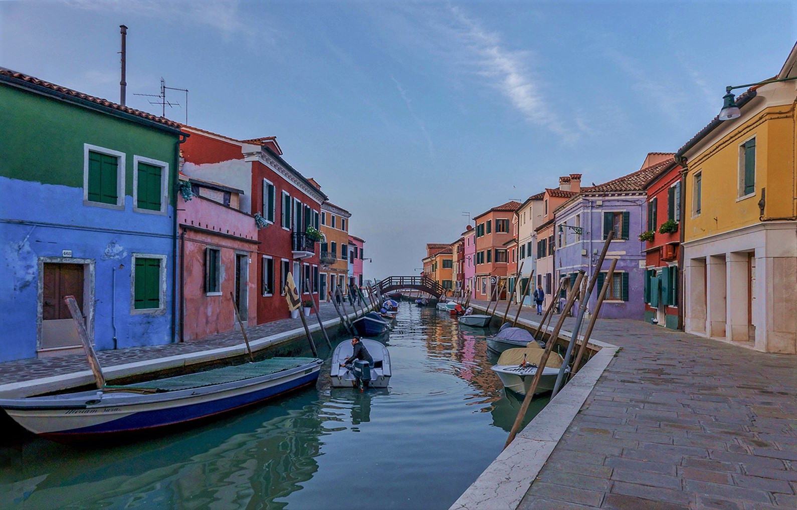 Einparken in Burano