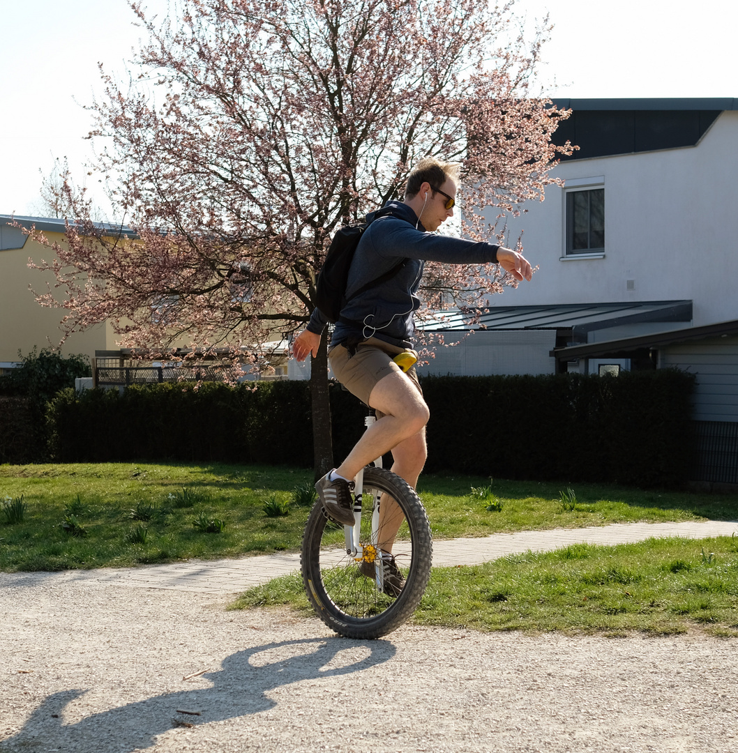 Einradfahrer