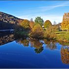 Einruhr . Dorf am See .