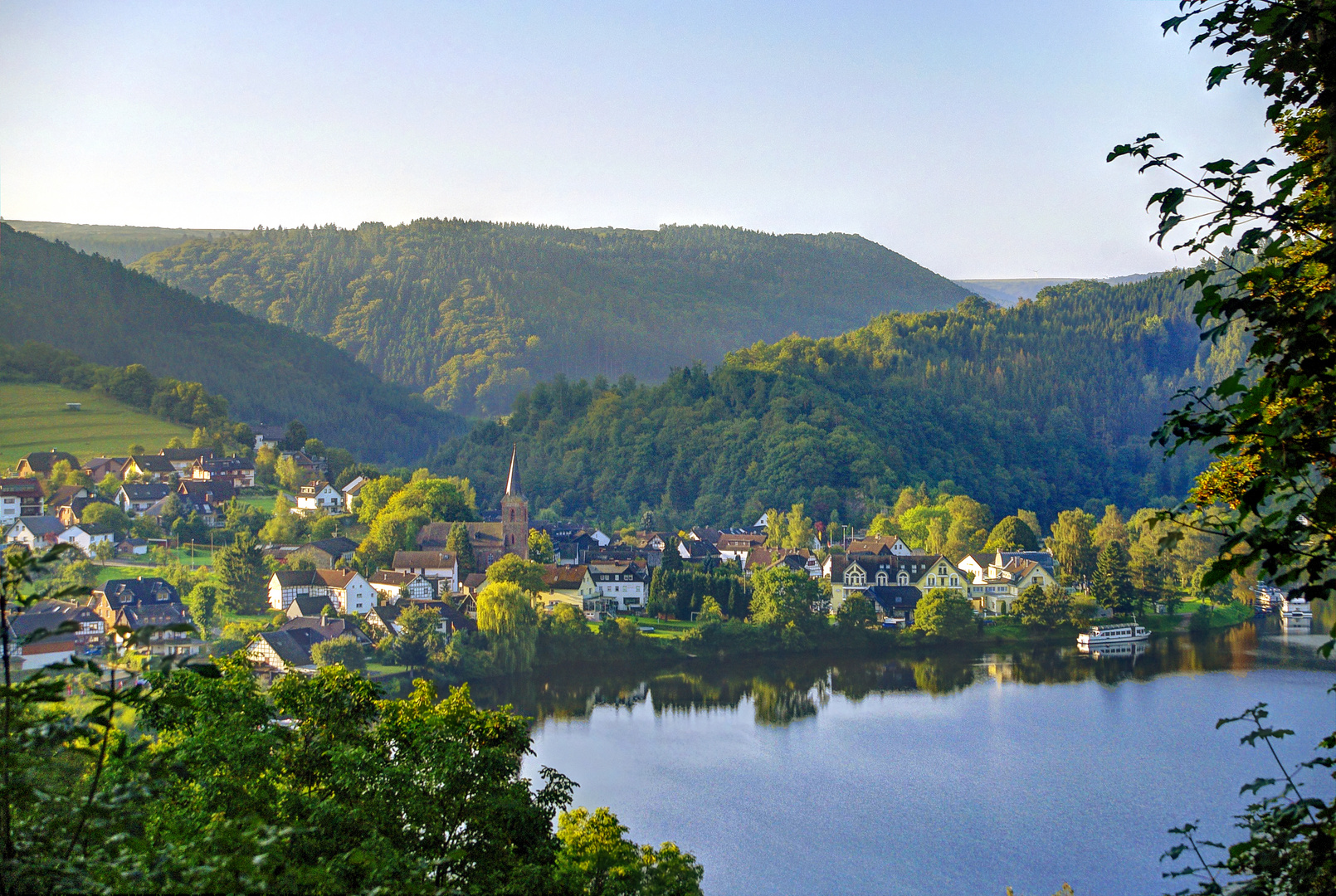 Einruhr morgens um acht