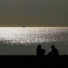 einsam (aber nicht allein) am strand